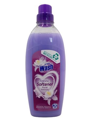 6 Flaschen AtHome Weichspüler Floral Passion Blütenduft Wäscheweich Duft Frische