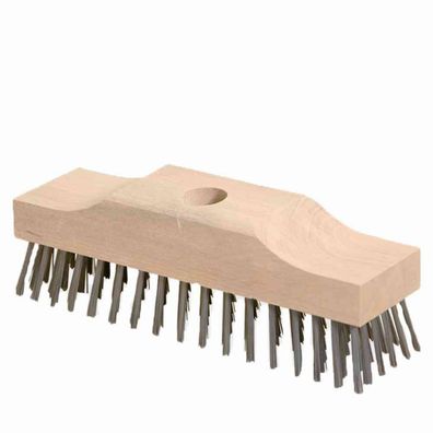 Stahldrahtschrubber 22cm Drahtschrubber Schrubber Wischer Besen Kehrgerät