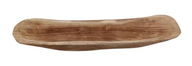 Dekoschale 60cm aus Paulownia Holz Boot Schiff Obstschale Holzschale Tischdeko