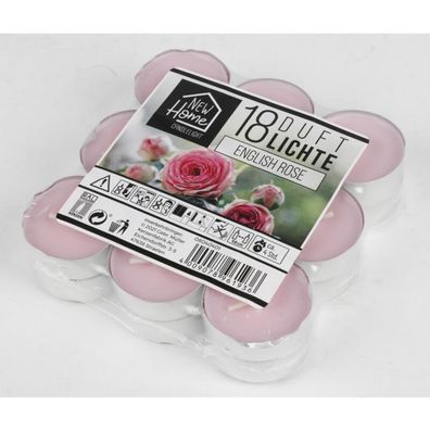 10x Teelichter Duft 18er Kerzen Farben Tischdekoration Innen Aroma Licht Frische