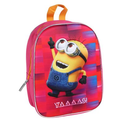 3D-Kinderrucksack Minion Kindergartentasche Vorschultasche Sportbeutel Wandertag