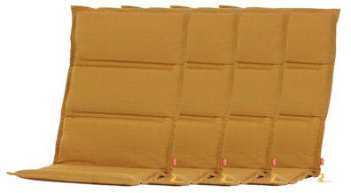 4er-Set Sesselauflage Centauri Ocker 110x48x3cm Sitzkissen Stuhlkissen Kissen