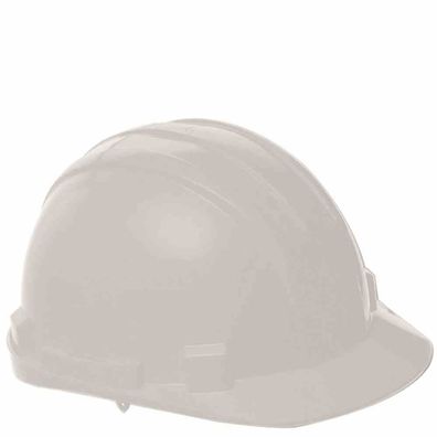 Schutzhelm verstell. weiß mit Drehknopf