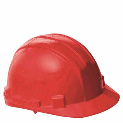 Schutzhelm verstell. rot mit Drehknopf