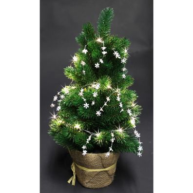 24x Lichterketten 1m 20 Lampen Beleuchtung Weihnachten Christbaumschmuck Tannen