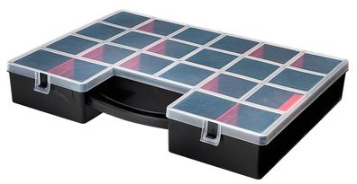 Organizer 22 Fächer Aufbewahrungbox Sortimentskasten Schraubenbox Sortierkasten