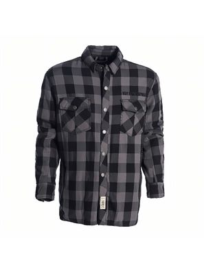 WCC West Coast Choppers Motorrad Hemd Riding Lumberjack Grey/Black
