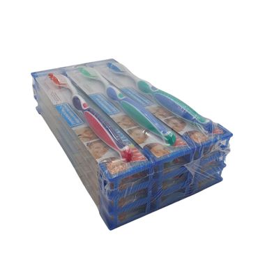 12x Hand-Zahnbürsten Zähne putzen Großpackung MEDIUM / mittel Zahnbürste