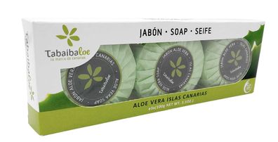 Tabaibaloe Seife mit Aloe Vera 3x 100g Pflegeseife Handseife Stückseife Soap