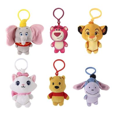 Disney Taschenanhänger Set mit 24 Clips für Rucksack und Tasche