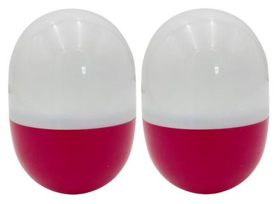 2x Dreh Dir Licht 2.0 Pink 12,5cm Nachtlicht Campinglampe Taschenlampe Leselampe