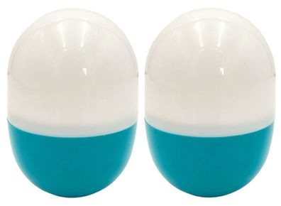 2x Dreh Dir Licht 2.0 Blau 12,5cm Nachtlicht Campinglampe Taschenlampe Leselampe