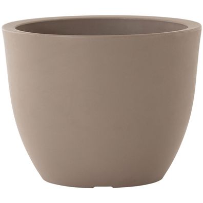 Pflanzschale Bristol 50cm taupe-granit Pflanzkübel Blumentopf Blumenkübel
