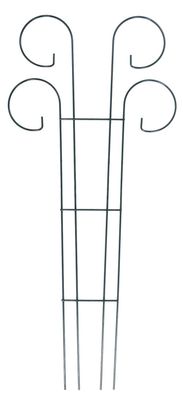 Metall-Blumenspalier 90x41cm Rankgitter Pflanzenstütze Rankgestell Kletterhilfe