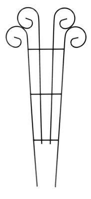 Metall Blumenspalier 62x28cm Rankhilfe Pflanzenstütze Rankgitter Kletterhilfe