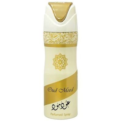 Lattafa Oud Mood Körperdeodorant Spray, 200ml - Luxuriöser Deodorant-Schutz mit