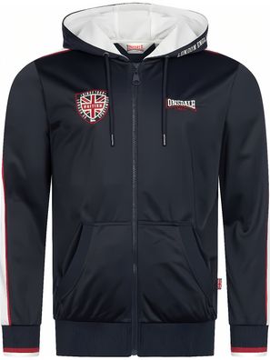 Lonsdale Strathmore Herren Trainingsjacke mit Kapuze normale Passform