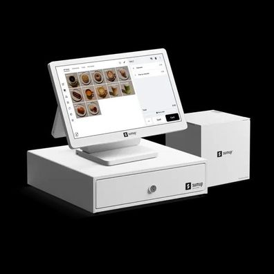 Komplettes SumUp Kassensystem inkl. Drucker und Kassenlade, Kartengerät integriert