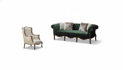 Sofa Polstergarnitur Wohnzimmergarnitur Sofas Sessel Couchgarnitur Polsterset