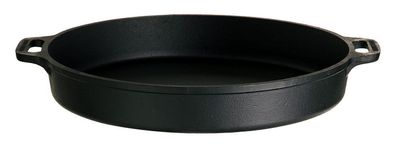 Gusseisen-Pfanne mit 2 Griffe 60 cm Durchmesser