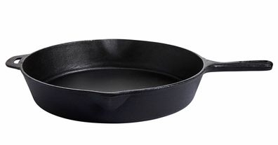 Gusseisen Pfanne | Bratpfanne | Schmorpfanne 30 cm Durchmesser