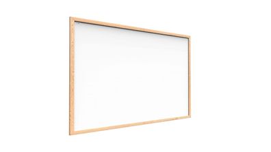 Magnetisches Whiteboard mit Naturholzrahmen 90x60cm