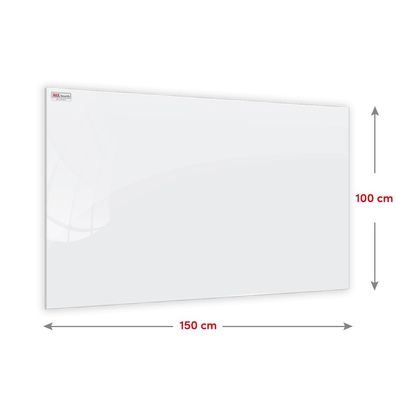 Glasboard - Premium Superwhite Perlweiß 150x100cm + GRATIS