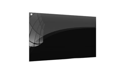Glasboard - Schwarz 60x40cm + GRATIS