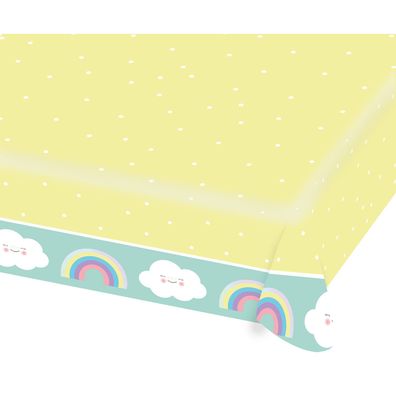 Tischdecke Rainbow & Cloud Papier 115 x 175 cm