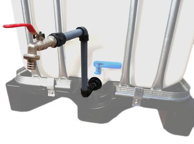 Schwanenhals Schlauchanschluss DN 50 Adapter für IBC Regenwassertank
