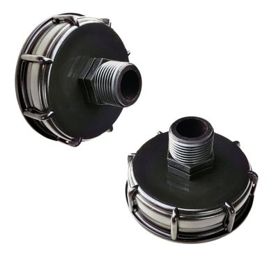 IBC Adapter DN 80 mit Außengewinde 1 Zoll