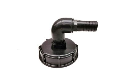 IBC Adapter DN 80 Bogen Schlauchtülle 25 mm