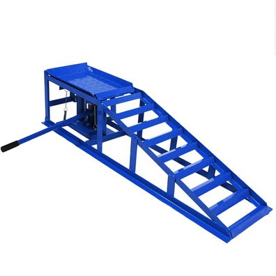 Auffahrrampe hydraulisch höhenverstellbar PKW 1x blau Tragkraft 2t pro Stück