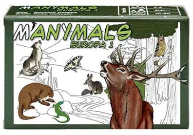 Manimals Europa 1 - Kartenspiel - Adlung 71048