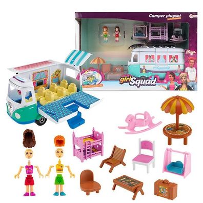 GIRL SQUAD - Spielset 'Wohnmobil' + Zubehör