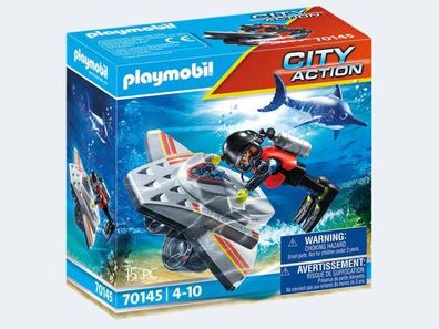 PLAYMOBIL® 70145 - Playmobil Seenot Tauchscooter im Rettungseinsatz