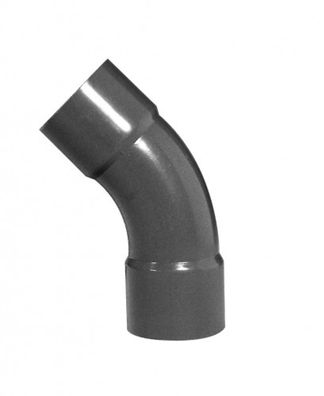 Bogen, 45°, 63 mm aus PVC