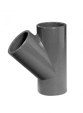 T-Stück 45°, 110 mm aus PVC