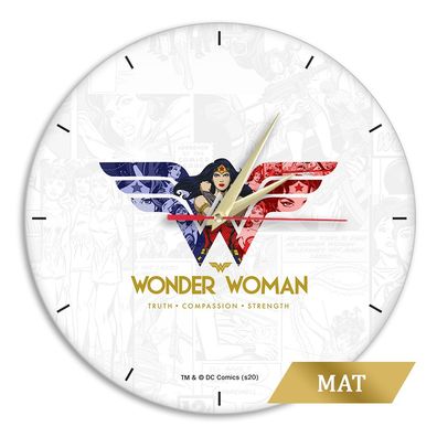 Wanduhr Matt - Wonder Woman