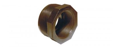 Übergangsnippel, AG x IG 2“ x 1 1/2“ aus PP