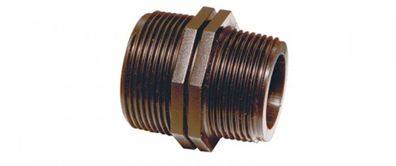 Übergangsnippel, 2x AG red. 1“ x 3/4“ aus PP