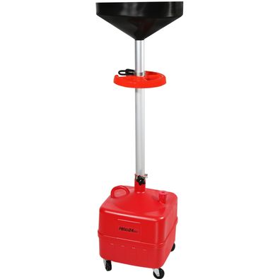 Ölauffangbehälter 35L Ölauffangwanne Ölauffangwagen Ölwechsel Öl 85-170cm rot