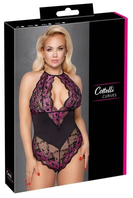 Cottelli Lingerie - Damen Dessous-Body, Gr. 4XL