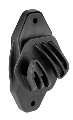 100 Stück EURO Cord Seilisolator schwarz aus bruchsicherem Kunststoff Weidezaun