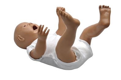 Krankenpflegepuppe Baby, Erscheinung 0 - 8 Wochen alt, viele Übungen möglich
