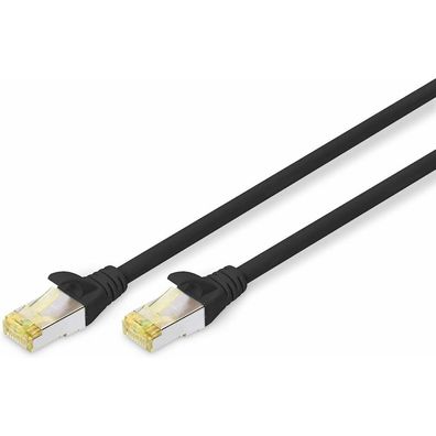 Digitus Patchkabel Cat6a S/FTP 2xRJ45 3.0m schw Hebelschutz