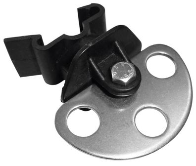 4 Stück T-Pfahl-SEIL-Pinlock, -Torisolator 3-fach für Weidezaun