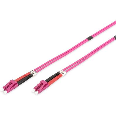 Digitus LWL Patchkabel LC -> LC 5.00m Multimode Duplex OM4