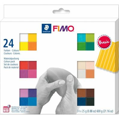 Fimo FIMO Set Mod. masse Fimo soft MP Basic Colours 24 Stück