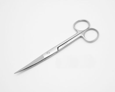 chirurgische Schere, spitz/spitz, gebogen, 16 cm